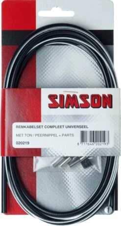 Simson Remkabelset Universeel Zwart