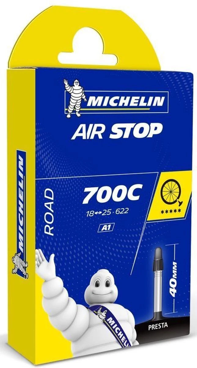 Michelin Binnenband Airstop A1 18/23-622 Inch Fv 40 Mm Zwart 4 Michelin Binnenband Airstop A1 18/23-622 Inch Fv 40 Mm Zwart - Afbeelding 4