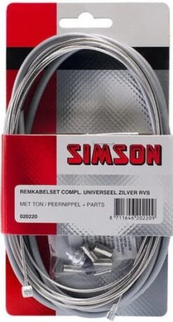 Simson Remkabelset Universeel Grijs -Fietsuitrustings Winkel 645x1200 3