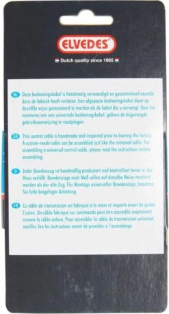 Versnellingskabelset Elvedes Nexus 3 1700 / 2250 Mm RVS - Zwart (op Kaart) 10 Versnellingskabelset Elvedes Nexus 3 1700 / 2250 Mm RVS - Zwart (op Kaart) -Fietsuitrustings Winkel 647x1200 2
