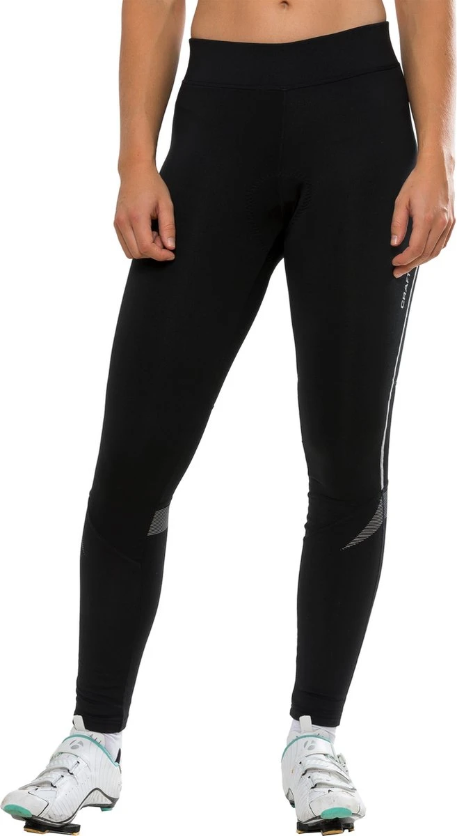 Craft Ideal Thermal Tights Fietsbroek Dames - Maat M - Zwart 1 Craft Ideal Thermal Tights Fietsbroek Dames - Maat M - Zwart