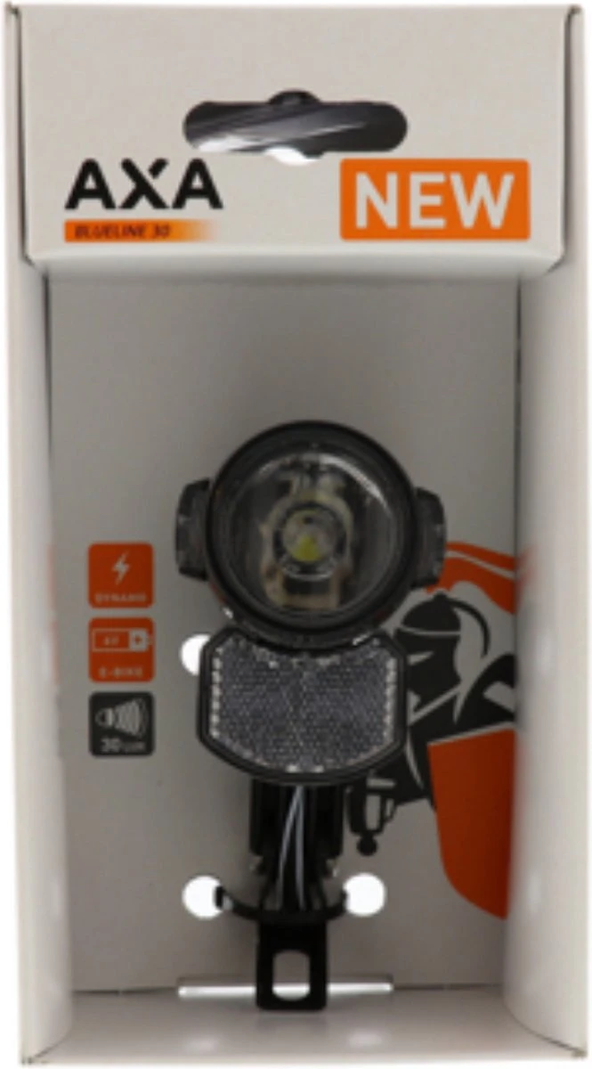 AXA Blueline 30 Switch - Fietslamp Voorlicht - LED Koplamp – Dynamo - 30 Lux 5 AXA Blueline 30 Switch - Fietslamp Voorlicht - LED Koplamp – Dynamo - 30 Lux - Afbeelding 5