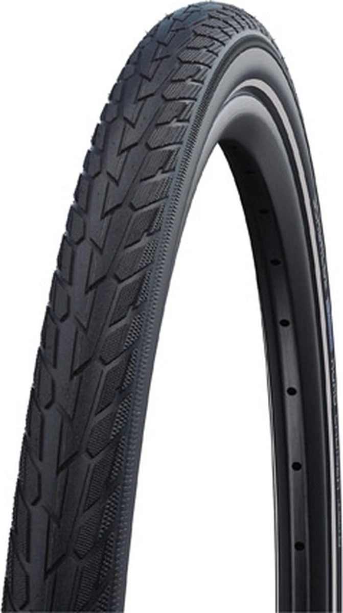 Schwalbe Buitenband - Road Cruiser K-Guard - 28 Inch X 1.40 - Zwart Reflecterend 7 Schwalbe Buitenband - Road Cruiser K-Guard - 28 Inch X 1.40 - Zwart Reflecterend - Afbeelding 7