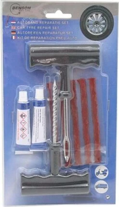Benson Bandenreparatieset Easy Seal - Proppenset Tubeless Voor Auto - Motor - Scooter - Etc. - 9 Delig -Fietsuitrustings Winkel 692x1200 3
