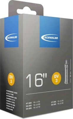 Schwalbe Binnenband 16 X 1.75 / 2.50 (47/62-305) Dv 32 Mm 16 Schwalbe Binnenband 16 X 1.75 / 2.50 (47/62-305) Dv 32 Mm -Fietsuitrustings Winkel 734x1200 5