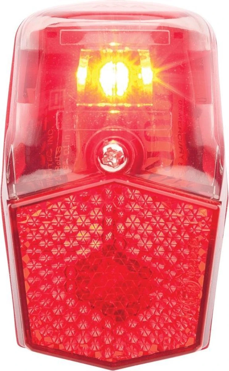 AXA Run Compact - Fiets Achterlicht - LED Fietsverlichting Op Batterij - Spatbord Montage – Rood 1 AXA Run Compact - Fiets Achterlicht - LED Fietsverlichting Op Batterij - Spatbord Montage – Rood