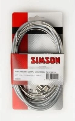Simson Remkabelset Universeel Grijs -Fietsuitrustings Winkel 750x1200 5