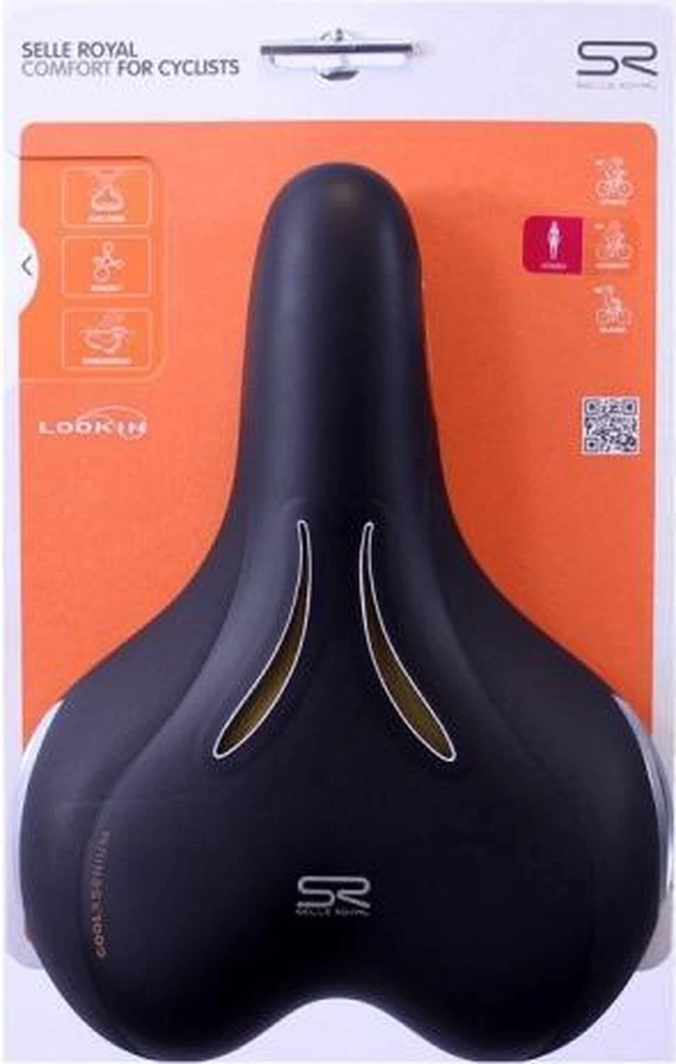 Selle Royal Lookin Moderate 5235 - Fietszadel - Zwart 15 Selle Royal Lookin Moderate 5235 - Fietszadel - Zwart - Afbeelding 15