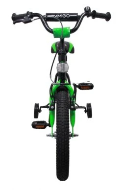 Amigo BMX Fun Jongensfiets - Kinderfiets 16 Inch - Zwart/Groen -Fietsuitrustings Winkel 763x1200 1