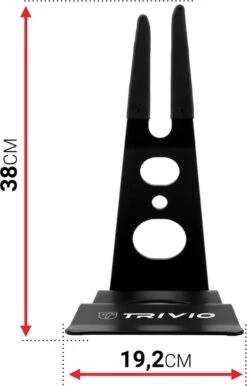 TRIVIO - Fietsstandaard - Zwart - Staal -Fietsuitrustings Winkel 767x1200 1