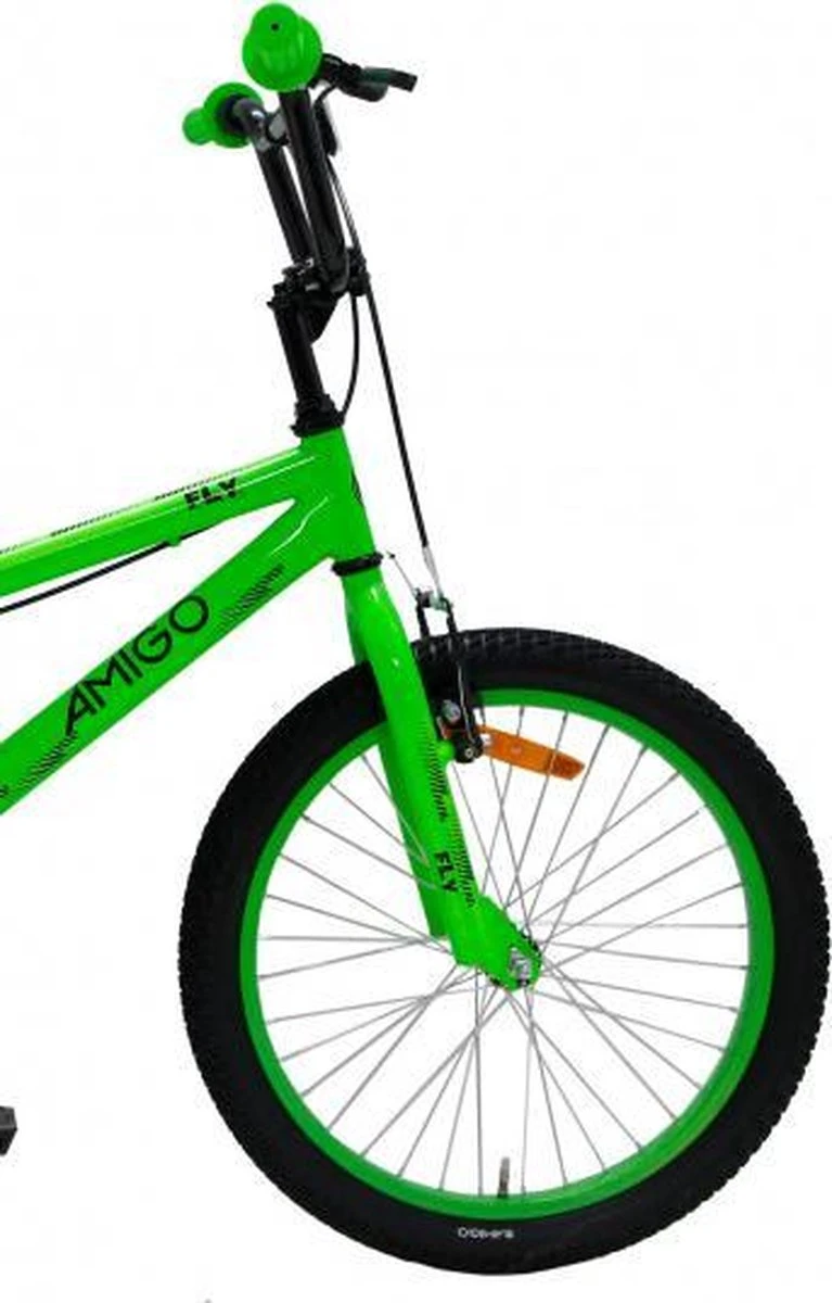 Amigo Fly - BMX Fiets 20 Inch - Fietscross Voor Jongens En Meisjes - Groen 14 Amigo Fly - BMX Fiets 20 Inch - Fietscross Voor Jongens En Meisjes - Groen - Afbeelding 14