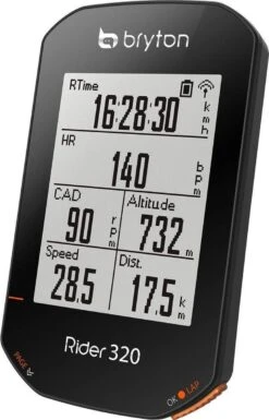 Bryton Rider 320 E / Basis Fietscomputer - 320 E / Basis -Fietsuitrustings Winkel 769x1200 1