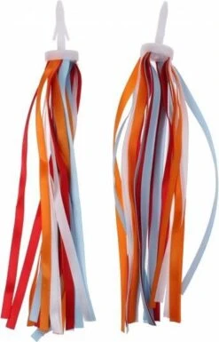PexKids Fraaie Franje Stuurslingers - Streamers - Stuur Versiering 26 Cm Blauw/Oranje -Fietsuitrustings Winkel 769x1200 5