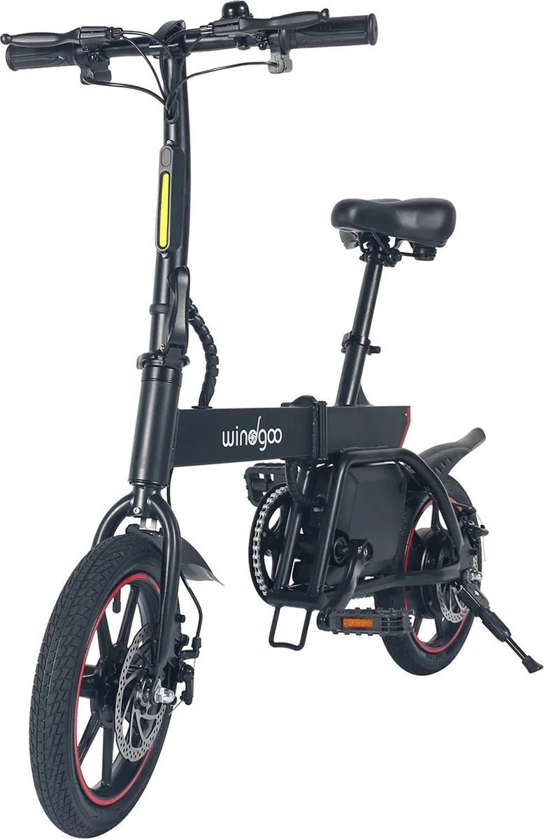 Merkloos Windgoo B20 V3- APP IOS Android - Elektrische Vouwfiets - E Bike - 7.8Ah Batterij - 250W - 14 Inch - 25 KM/H - Zwart 4 Merkloos Windgoo B20 V3- APP IOS Android - Elektrische Vouwfiets - E Bike - 7.8Ah Batterij - 250W - 14 Inch - 25 KM/H - Zwart - Afbeelding 4