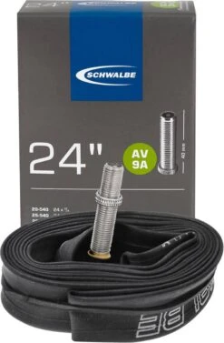 Schwalbe Binnenband 24 X 3/4 / 1 1/8 (20/28-540/541) Av 9a 40 Mm -Fietsuitrustings Winkel 787x1200 1