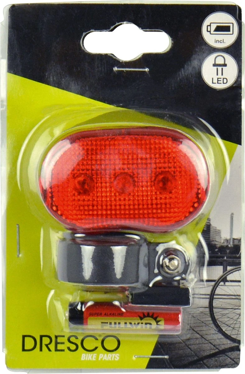 Dresco Achterlicht Fiets 3 Led's | Fietsverlichting Led | Achterlicht Met Batterij En Knipperlicht 5 Dresco Achterlicht Fiets 3 Led's | Fietsverlichting Led | Achterlicht Met Batterij En Knipperlicht - Afbeelding 5