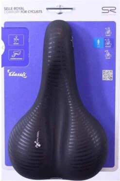 Selle Royal Avenue Moderate 8467 - Fietszadel - Gel - Zwart -Fietsuitrustings Winkel 798x1200 4