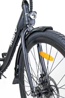 Myatu E-bike 26 Inch City Pedelec Voor Dames En Heren, Elektrische Fiets Met 12,5Ah Accu, 6 Versnellingen Shimano, Derailleur Versnellingen, Achter Motor 250 W-Zwart -Fietsuitrustings Winkel 800x1200 1