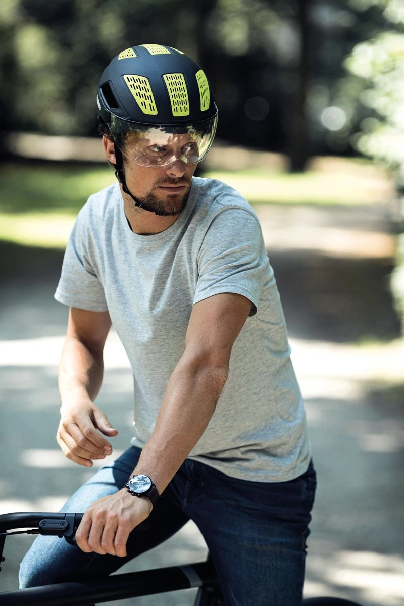 ABUS Hyban 2.0 ACE Fietshelm - Maat M (52-58 Cm) - Velvet Black 4 ABUS Hyban 2.0 ACE Fietshelm - Maat M (52-58 Cm) - Velvet Black - Afbeelding 4