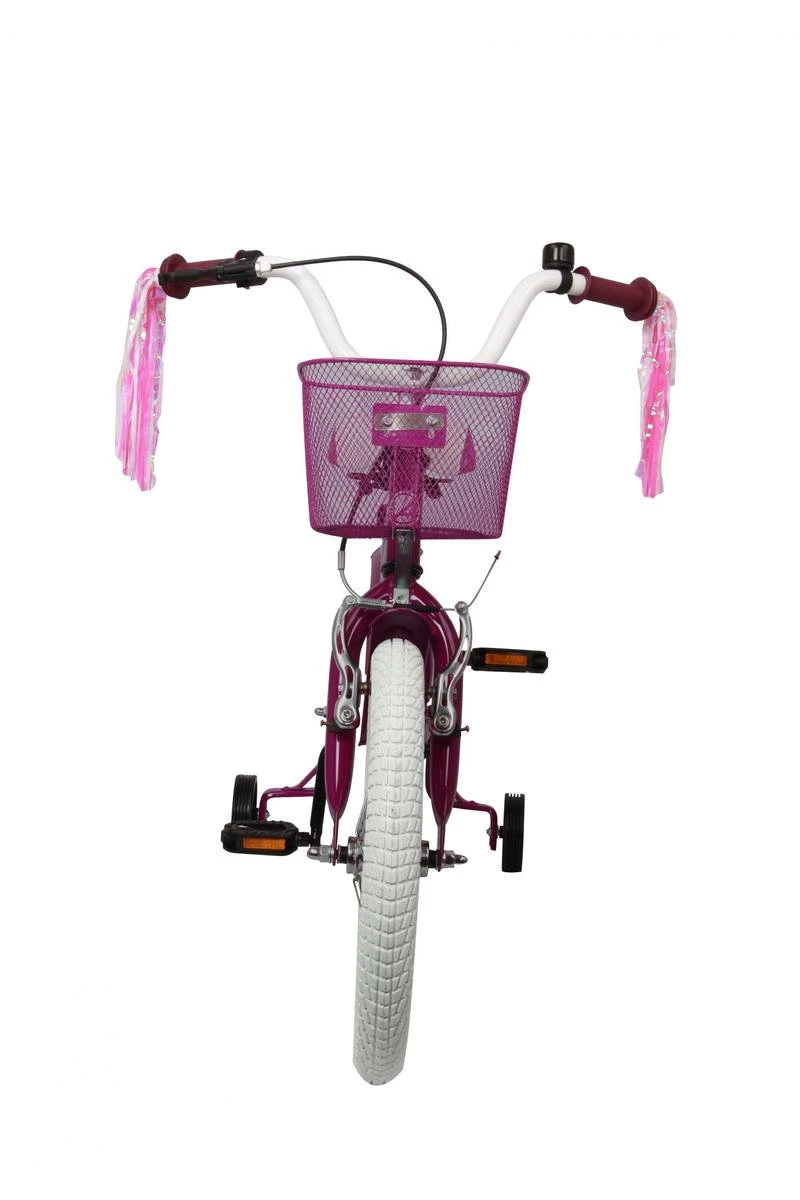 Amigo Flower Meisjesfiets - Kinderfiets 16 Inch - Paars 11 Amigo Flower Meisjesfiets - Kinderfiets 16 Inch - Paars - Afbeelding 11