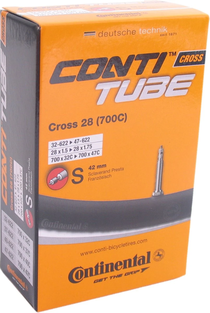 Continental Binnenband Cross 28 Inch (32/47-622) Fv 42 Mm 1 Continental Binnenband Cross 28 Inch (32/47-622) Fv 42 Mm