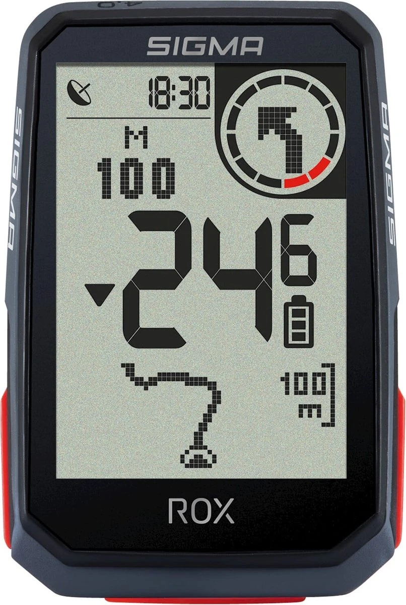 SIGMA SPORT ROX 4.0 GPS Fietscomputer Incl. Stuurhouder, Zwart 1 SIGMA SPORT ROX 4.0 GPS Fietscomputer Incl. Stuurhouder, Zwart