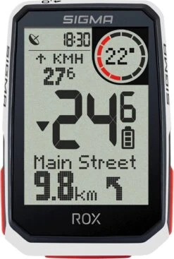 SIGMA SPORT GPS Fietscomputer Sigma ROX 4.0 GPS Met Standaard Stuurhouder - Wit -Fietsuitrustings Winkel 807x1200 2