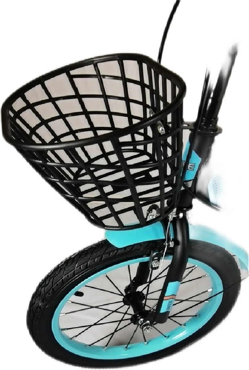 Kinderfiets - 16 Inch Kinderfiets -vanaf 4-7 Jaar Jongens En Meisjes Fietsen - Terugtrap -Rem -Stabilisatoren(2 Zijwieltjes)- Mandje - Achterbank - Groen 6 Kinderfiets - 16 Inch Kinderfiets -vanaf 4-7 Jaar Jongens En Meisjes Fietsen - Terugtrap -Rem -Stabilisatoren(2 Zijwieltjes)- Mandje - Achterbank - Groen - Afbeelding 6