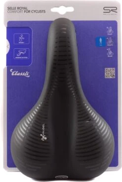 Selle Royal Avenue Moderate 8467 - Fietszadel - Gel - Zwart -Fietsuitrustings Winkel 810x1200 2