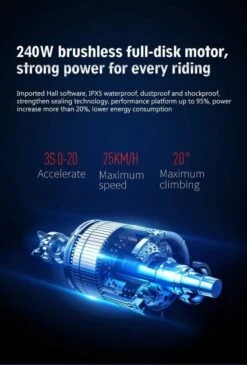 DYU D3F Opvouwbare Elektrische Fiets, Slimme Mountainbike Voor Volwassenen, 240W Aluminiumlegering Fiets Verwijderbare 36V/10Ah Lithium-ion Batterij Met 3 Rijmodi -Fietsuitrustings Winkel 811x1200 1