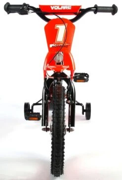 Volare Motorbike Kinderfiets - Jongens - 16 Inch - Oranje - 95% Afgemonteerd -Fietsuitrustings Winkel 814x1200