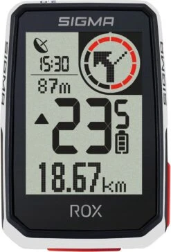 SIGMA SPORT GPS Fietscomputer Sigma ROX 2.0 GPS Met Standaard Stuurhouder - Wit -Fietsuitrustings Winkel 815x1200 2