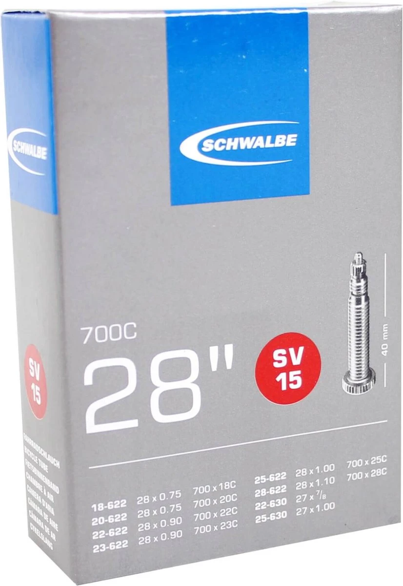 Schwalbe SV15 - Binnenband Race Fiets - Frans Ventiel - 40 Mm - 8 Schwalbe SV15 - Binnenband Race Fiets - Frans Ventiel - 40 Mm - - Afbeelding 8