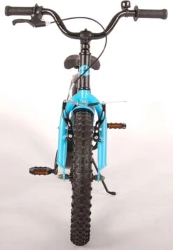 Volare Rocky Kinderfiets - 16 Inch - Zwart Blauw - 95% Afgemonteerd - Prime Collection -Fietsuitrustings Winkel 830x1200