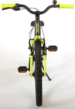 Volare Blaster Kinderfiets - Jongens - 18 Inch - Zwart Geel Groen - Prime Collection -Fietsuitrustings Winkel 833x1200