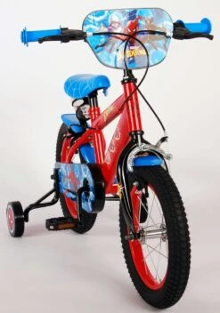 Spider-Man Kinderfiets - Jongens - 14 Inch - Rood/Blauw - Twee Handremmen -Fietsuitrustings Winkel 841x1200