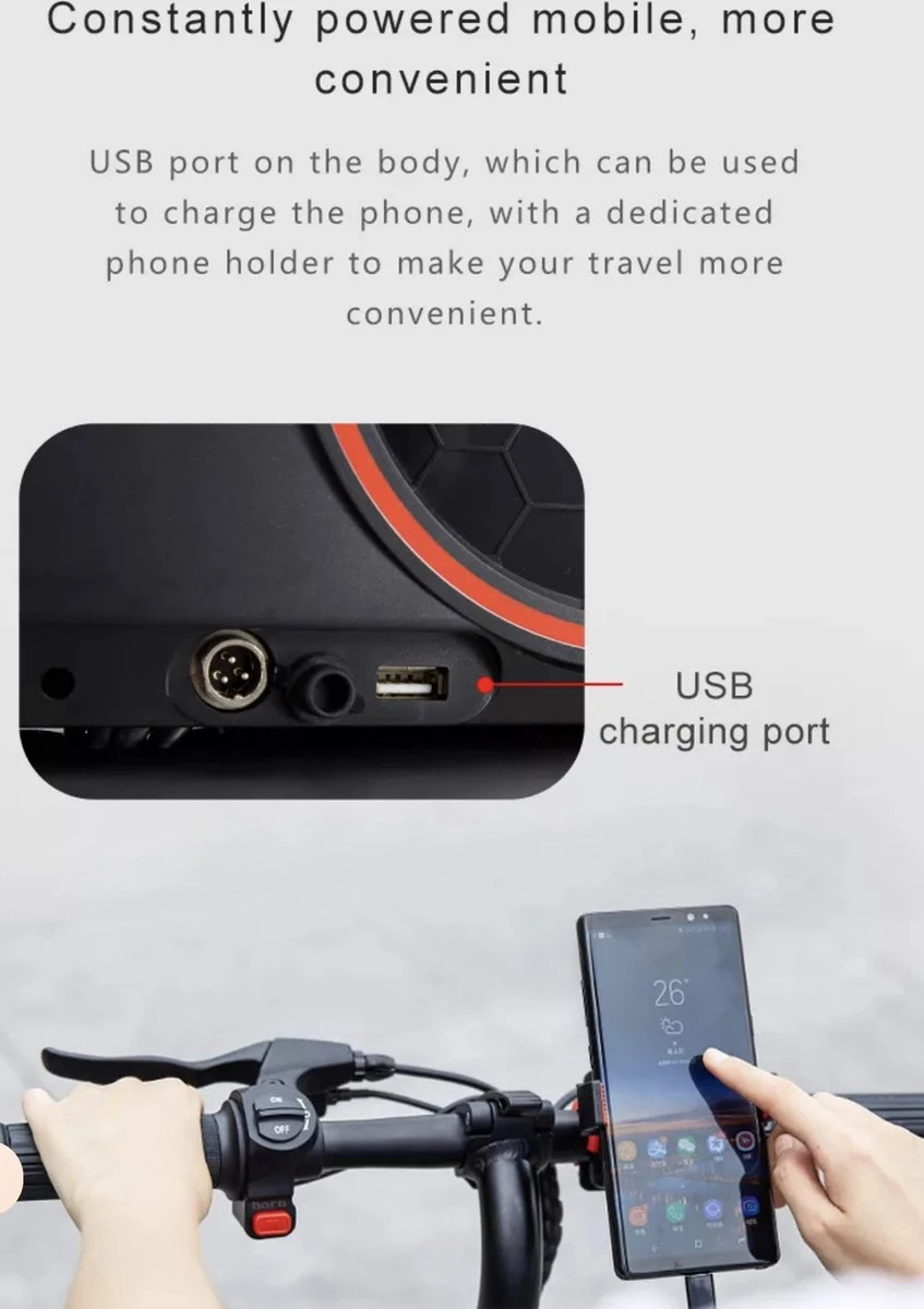 Merkloos MoovWay Elektrische Mini Scooter | E-bike Met Cruise Control | 25km/h 2 Merkloos MoovWay Elektrische Mini Scooter | E-bike Met Cruise Control | 25km/h - Afbeelding 2