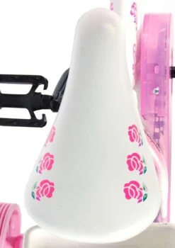 Volare Rose Kinderfiets - Meisjes - 14 Inch - Roze Wit - 95% Afgemonteerd -Fietsuitrustings Winkel 848x1200