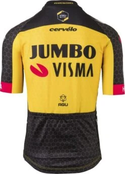 AGU Replica Fietsshirt Team Jumbo Visma Heren - Geel - XXL -Fietsuitrustings Winkel 863x1200 2