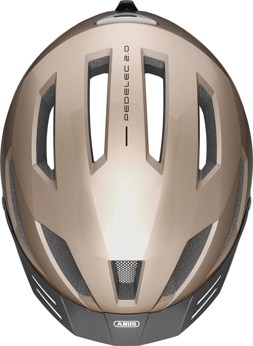 ABUS Pedelec 2.0 Fietshelm – Champagne Gold – Maat M (52-57 Cm) NTA Gekeurd – Geschikt Voor High Speed E-bikes En Snorfietsen 4 ABUS Pedelec 2.0 Fietshelm – Champagne Gold – Maat M (52-57 Cm) NTA Gekeurd – Geschikt Voor High Speed E-bikes En Snorfietsen - Afbeelding 4