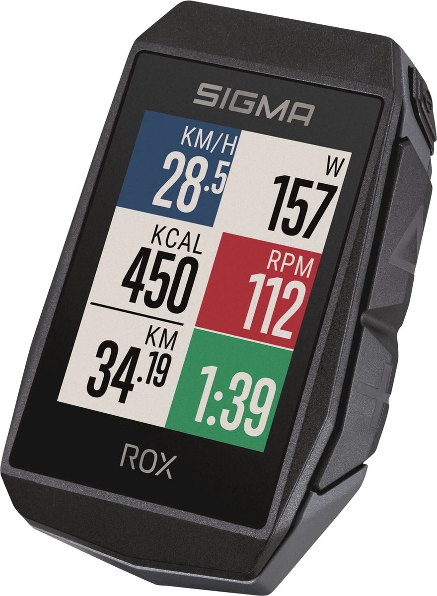 SIGMA SPORT ROX 11.1 EVO GPS Fietscomputer Incl. Stuurhouder, Zwart 1 SIGMA SPORT ROX 11.1 EVO GPS Fietscomputer Incl. Stuurhouder, Zwart