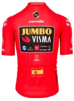 AGU Shirt Km JUMBO-VISMA Replica 2021 RED -Fietsuitrustings Winkel 887x1200 3