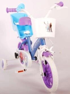 Volare Disney Frozen Kinderfiets - Meiden - 12 Inch - Blauw Paars - Doortrapsysteem -Fietsuitrustings Winkel 897x1200
