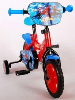 Marvel Spider-Man Kinderfiets - Jongens - 10 Inch - Rood/Blauw - Doortrapper -Fietsuitrustings Winkel 902x1200