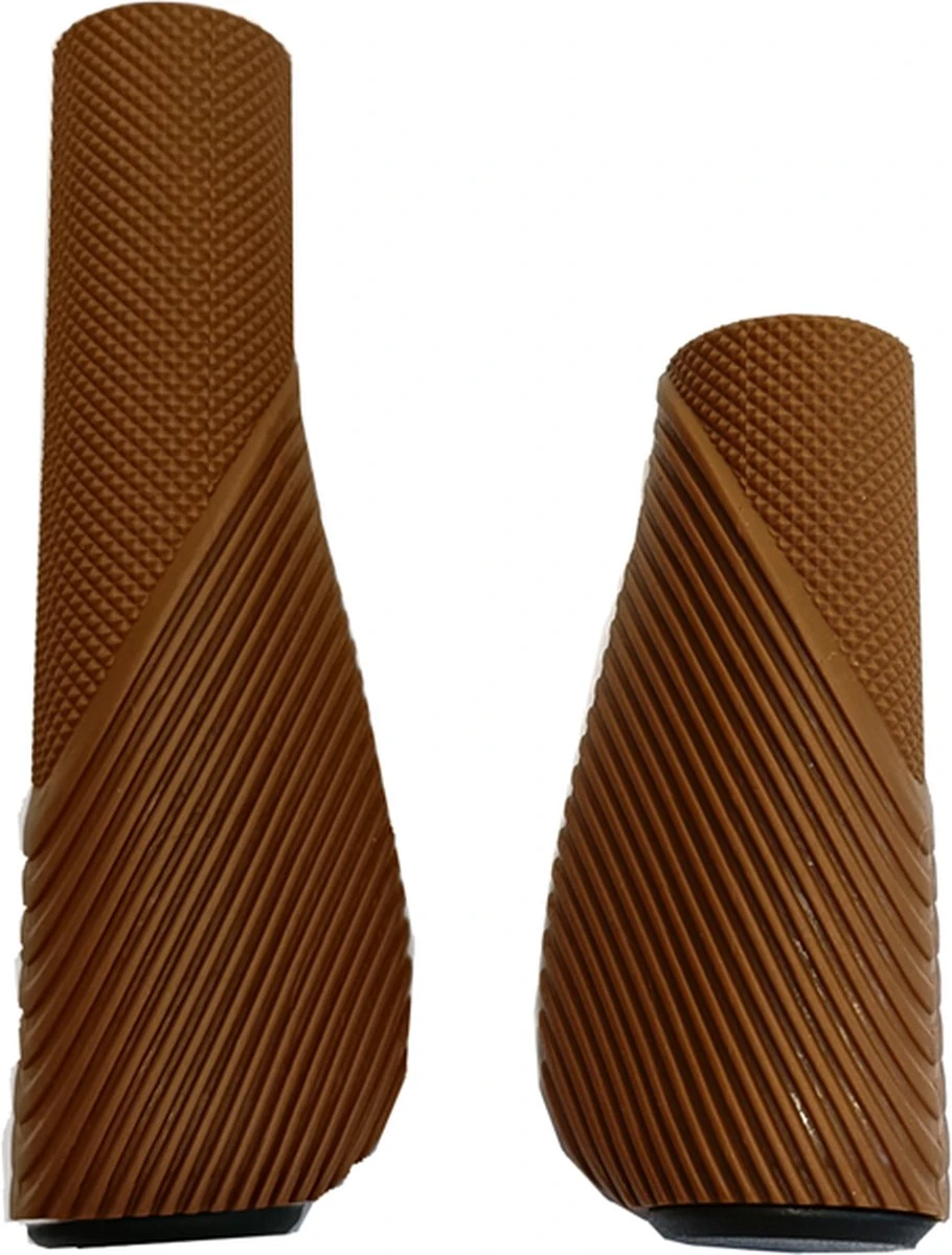 Fietshandvatten Be Cool Caramel Bruin, 92 En 135 Mm Voor Draaischakelaars, Prachtige Fietshandvatten Van Goede Kwaliteit 2 Fietshandvatten Be Cool Caramel Bruin, 92 En 135 Mm Voor Draaischakelaars, Prachtige Fietshandvatten Van Goede Kwaliteit - Afbeelding 2