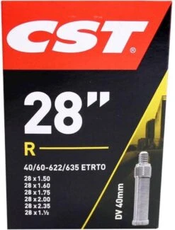 Cst Binnenband 28 X 1.50/2.35 Inch (40/60-622/635) Dv 40 Mm -Fietsuitrustings Winkel 912x1200 2