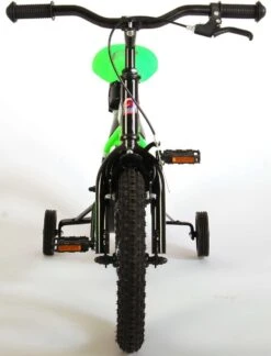 Volare Sportivo Kinderfiets - Jongens - 14 Inch - Neon Groen/Zwart - 95% Afgemonteerd -Fietsuitrustings Winkel 915x1200