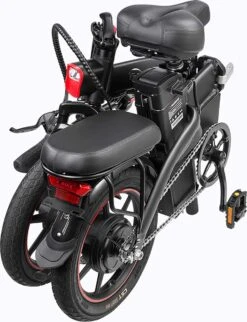 F-Wheel DYU A5 - Elektrische Vouwfiets - E Bike - 14 Inch - 7.5 Ah - 25km/u - Zwart -Fietsuitrustings Winkel 920x1200