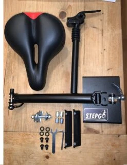 Zadel Voor Xiaomi Elektrische Step | Zitje Voor E-scooter | Verstelbaar | Zwart/Rood -Fietsuitrustings Winkel 924x1200 1