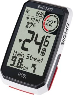 SIGMA SPORT GPS Fietscomputer Sigma ROX 4.0 GPS Met Standaard Stuurhouder - Wit -Fietsuitrustings Winkel 933x1200 2